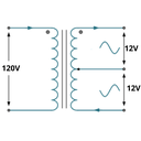 Transformador Pelado 110v A 12+12V 1A