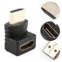 Adaptador HDMI Macho a HDMI Hembra 90° Mindpure