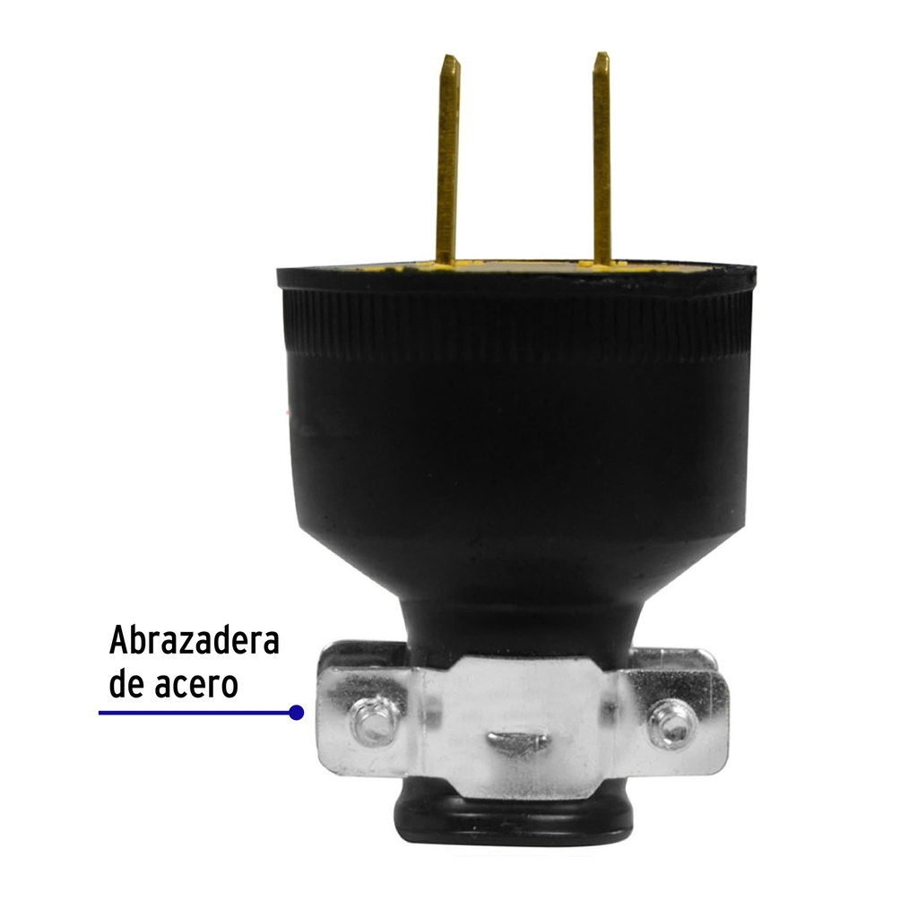 Espiga industrial reforzada polarizada Volteck