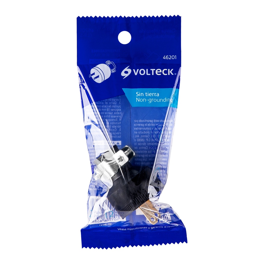 Espiga industrial reforzada polarizada Volteck