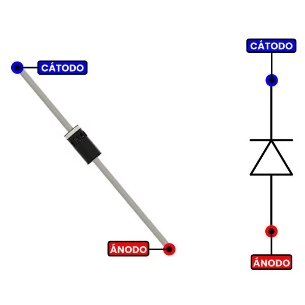 Diodo Rectificador 1N4007 1000V 1A