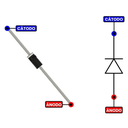 Diodo Rectificador 1N4007 1000V 1A