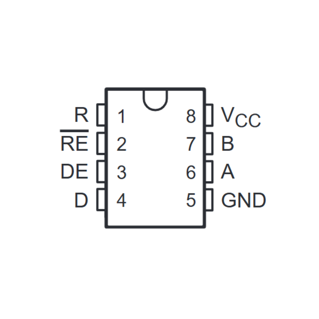 SN65LBC176D 6LB176  Circuito Integrado Transceptor Diferencial SOP-8