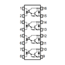 TLP627-4 Circuito Integrado De Cuatro Optoacopladores