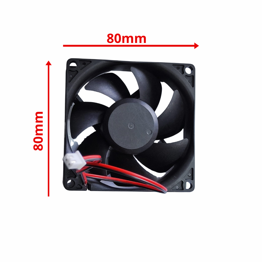 Ventilador DC 24V 80x80x25mm