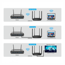 Repetidor / router Wi-Fi, 2,4 GHz y 5 GHz (B/G/N/A/AC), hasta 30 m de cobertura