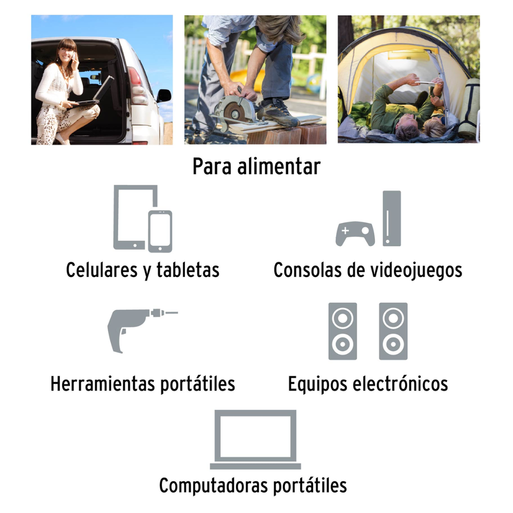 Inversor De Corriente Truper 1200W