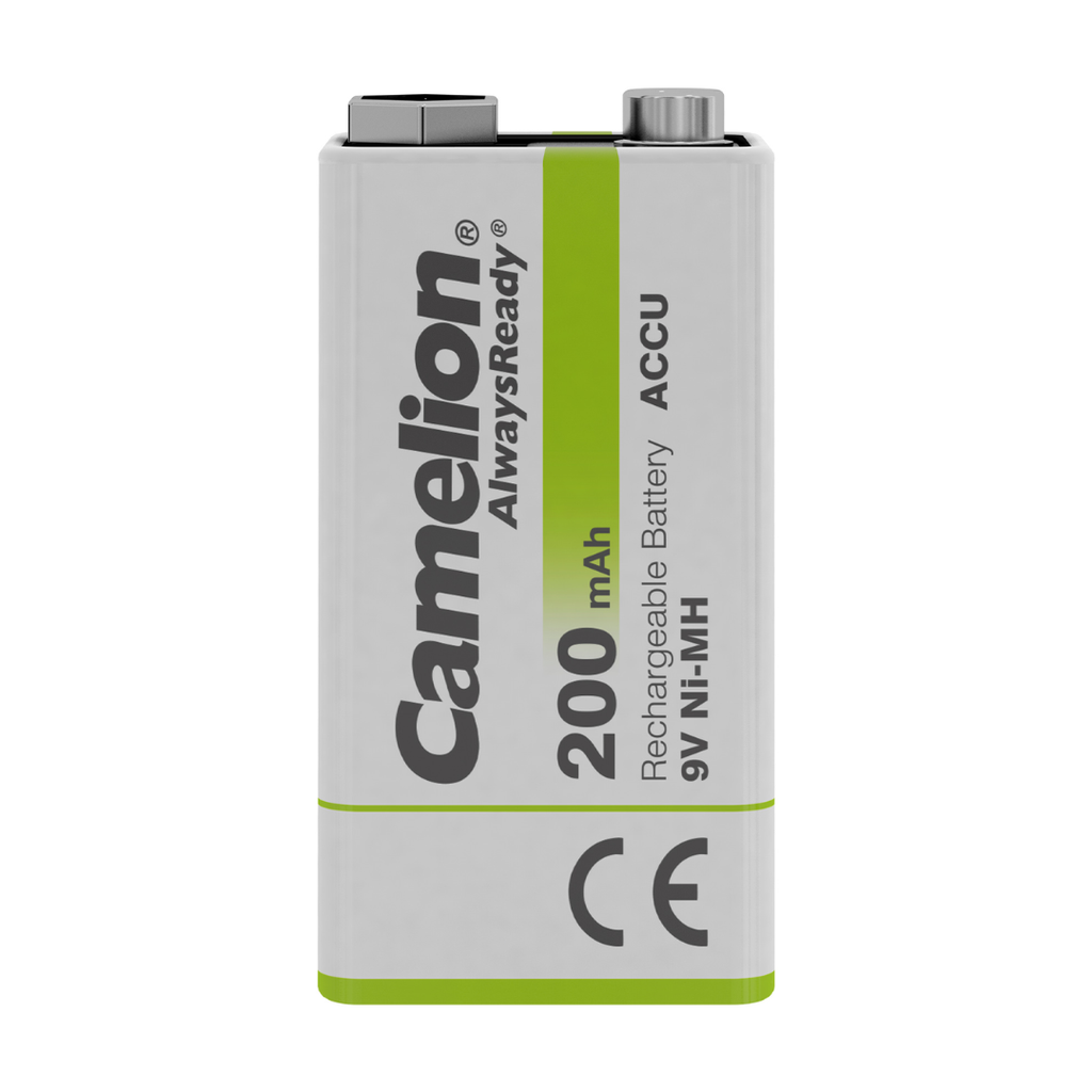 Batería CAMELION Recargable NiMH 9V 200mAh