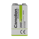 Batería CAMELION Recargable NiMH 9V 200mAh