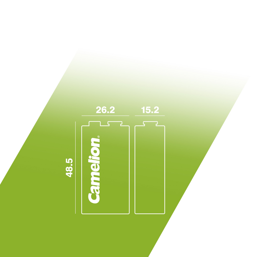 Batería CAMELION Recargable NiMH 9V 200mAh