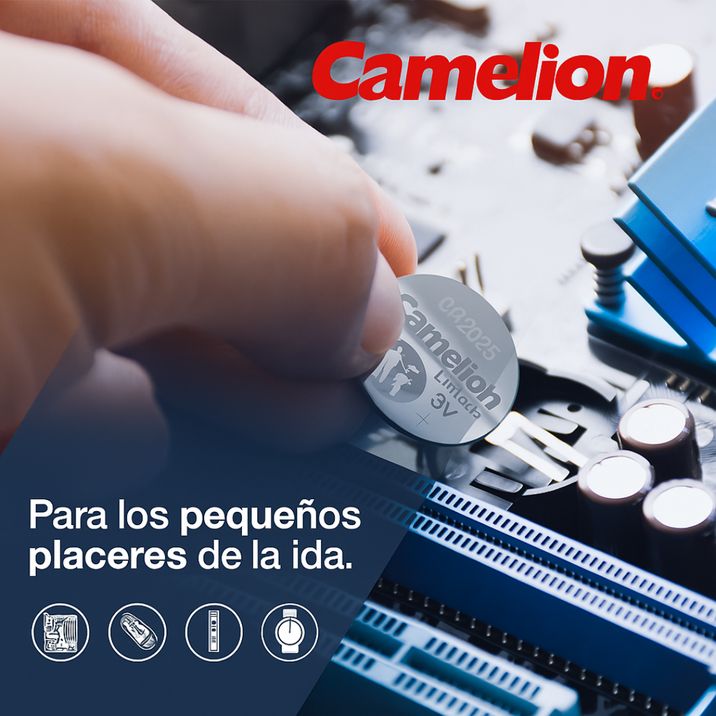 Batería CAMELION De Litio CR2025 3V