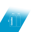 Batería CAMELION Digi Alcalina 9V