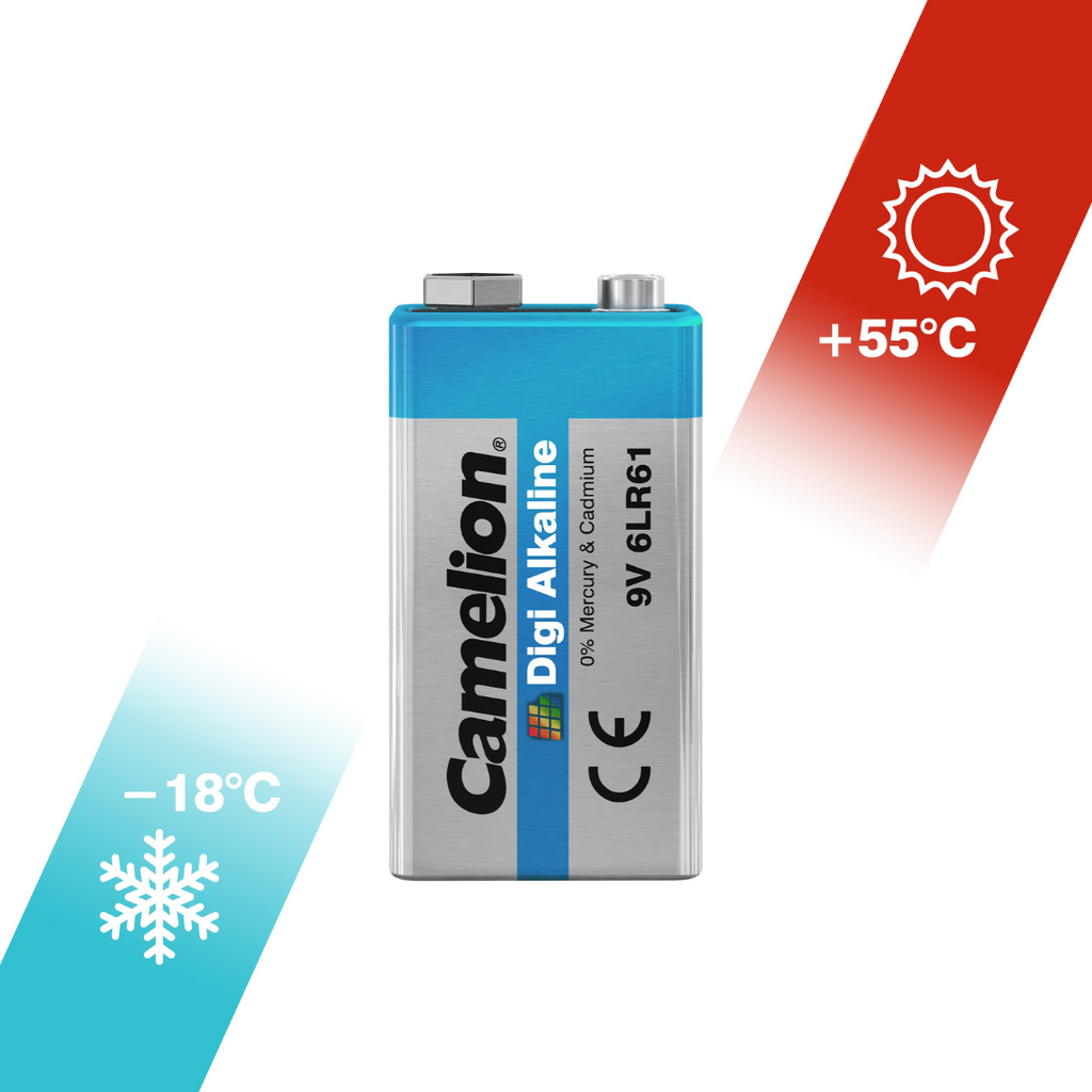 Batería CAMELION Digi Alcalina 9V