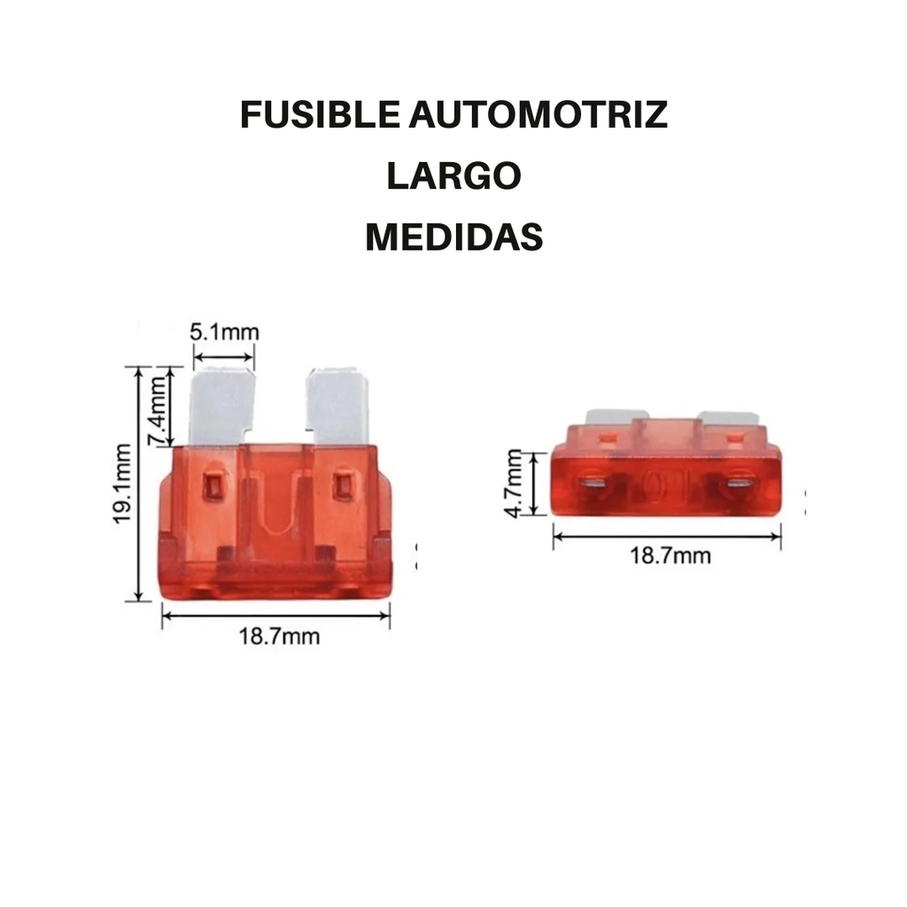 Fusible Automotriz 03A Largo