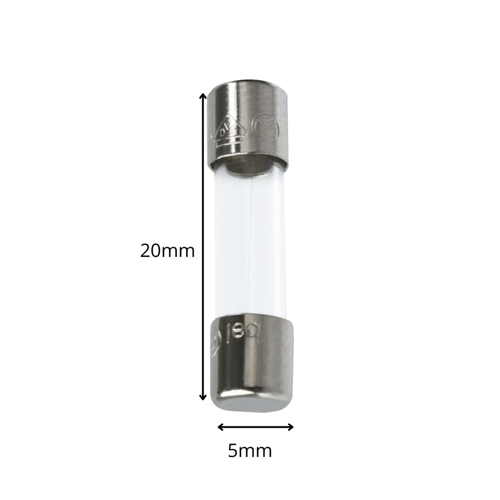 Fusible De Vidrio 250V 0.80A 5x20mm Corto