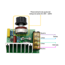 Módulo Para Motores Variador PWM Para Motor AC 4000W