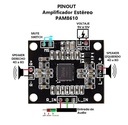 2X15W Módulo Amplificador Integrado Stereo PAM8610