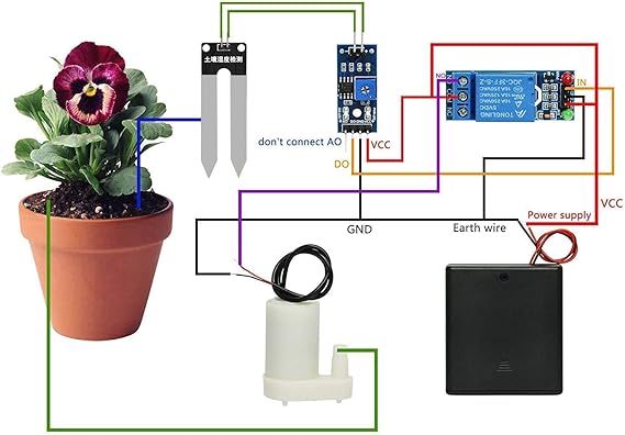 Kit De Sistema De Riego De Planta Para Arduino