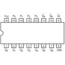 74LS145 Circuito Integrado Decodificador BCD a Decimal