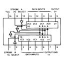 74LS253 Circuito Integrado DUAL Multiplexor de 4 Entradas a 1 Salida de 3 Estados