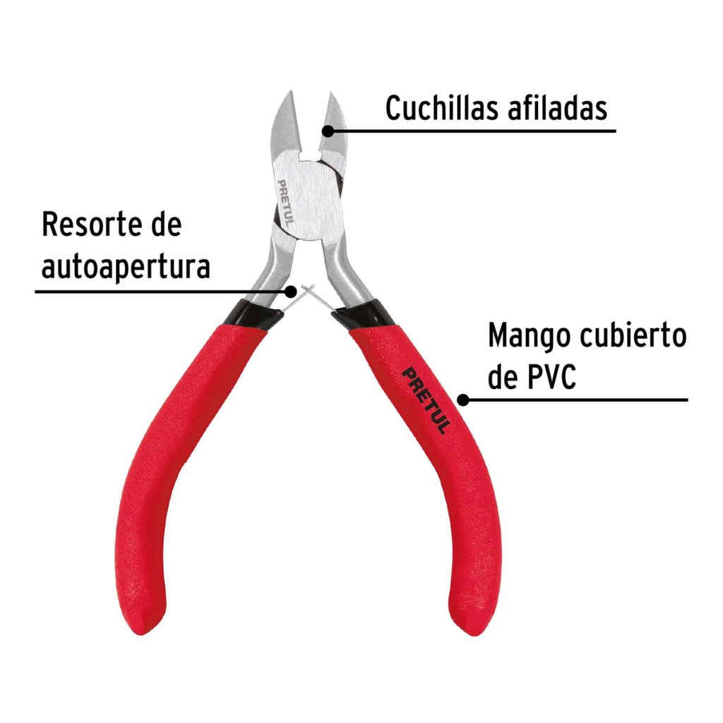 Corta Alambre Pequeño 4" Pretul Pmp-Cd4
