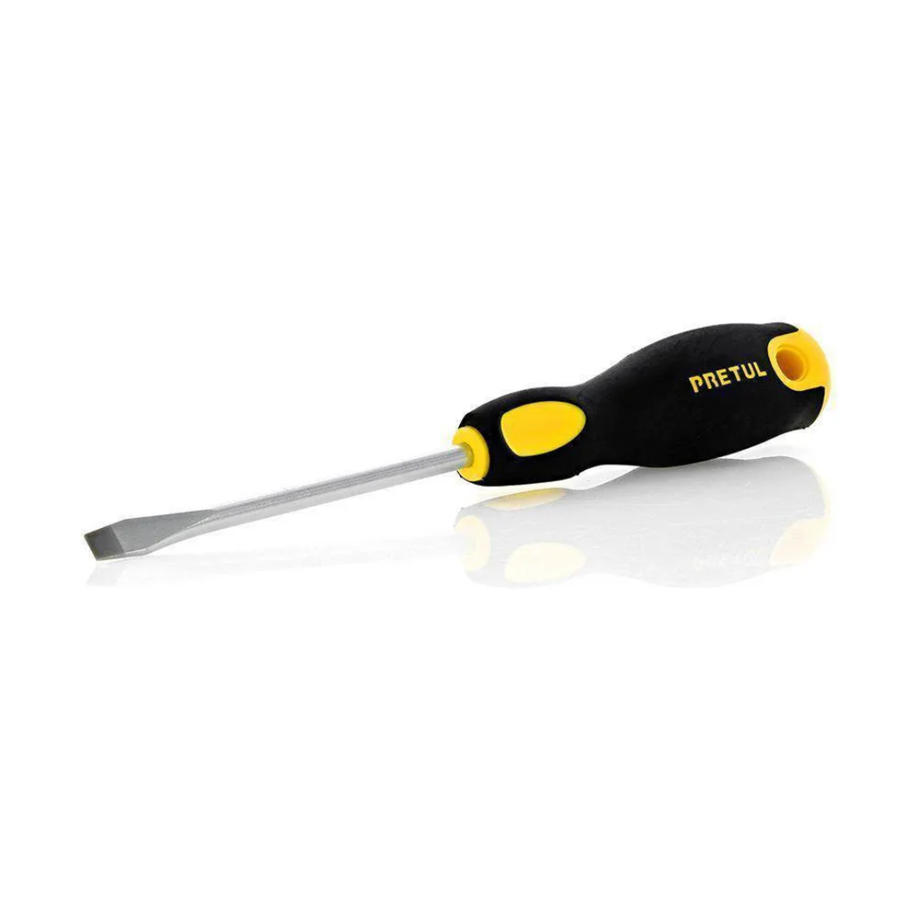 Destornillador Plano 4" 1/4" Pretul