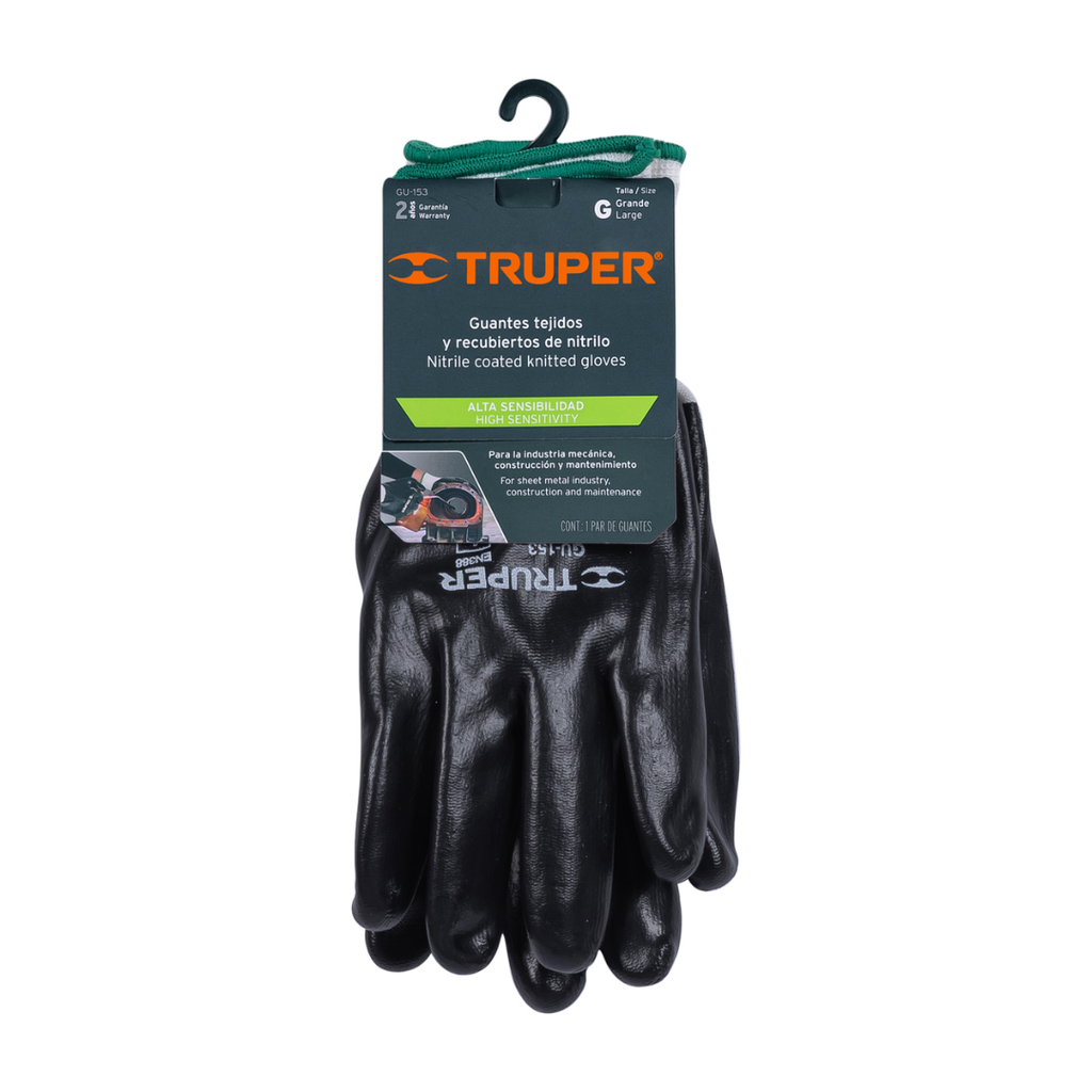 Guantes De Nitrilo Truper Gu-122