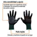 Guantes De Nitrilo Truper Gu-122P Talla M 13294