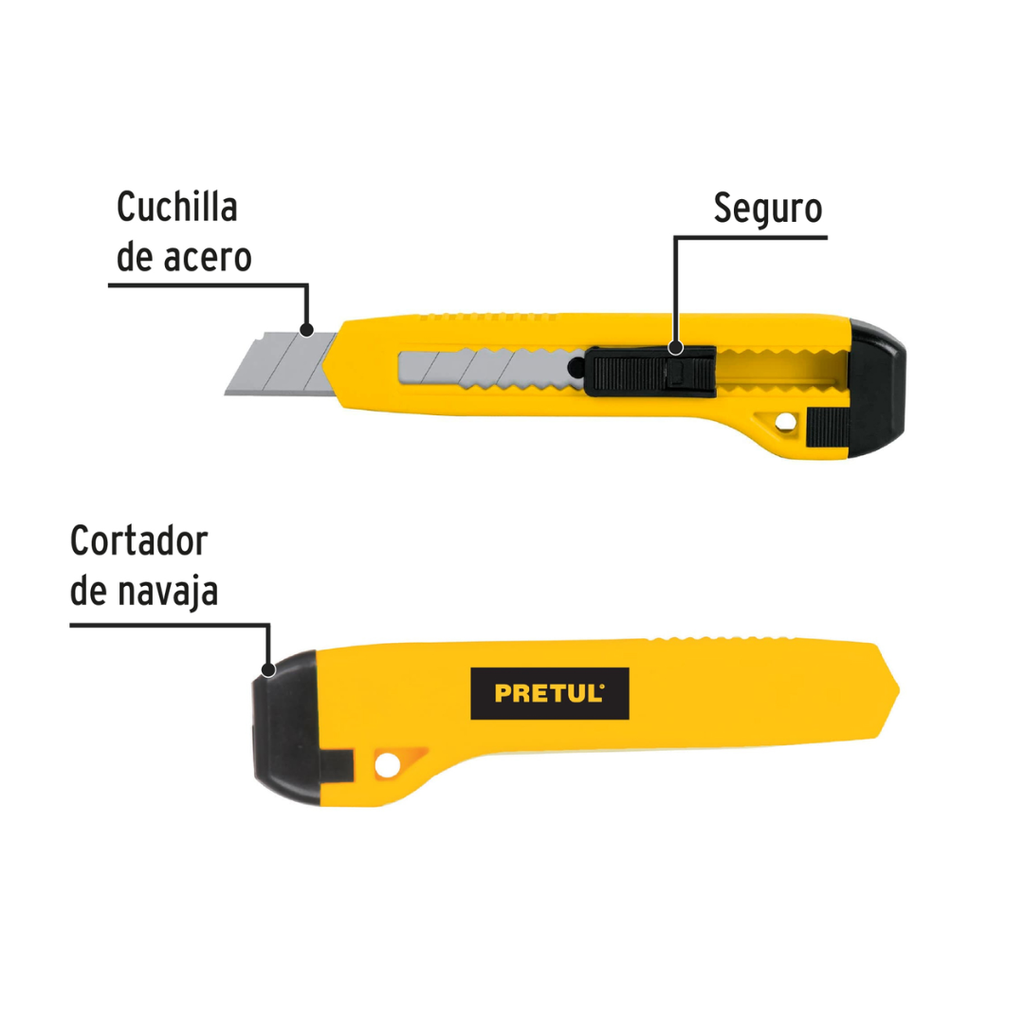 Navaja Cuchilla De 6" Pretul Cut-6Pb