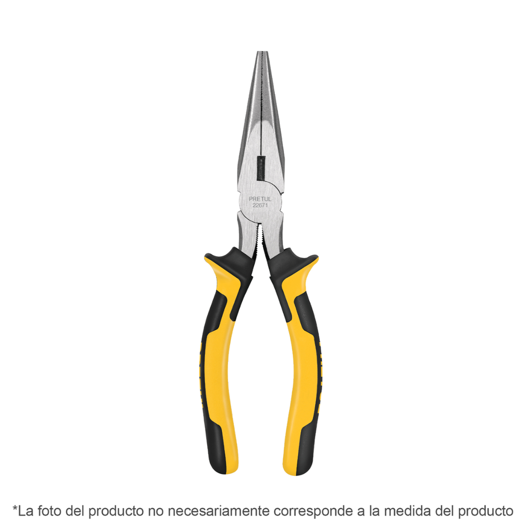 Pinza Punta Larga 6" Pretul 22670