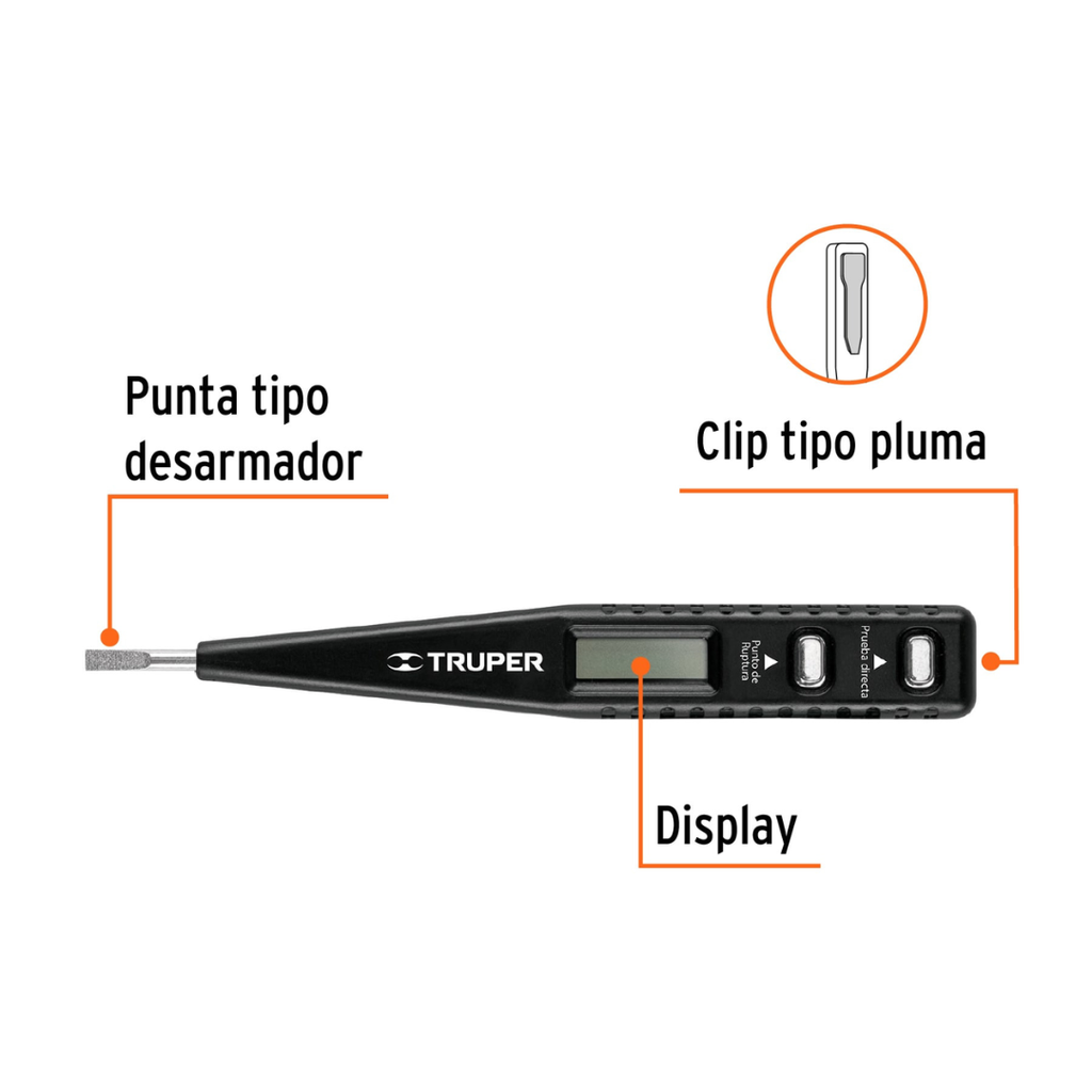 Probador De Voltaje 110V Digital Truper