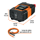 Inversor De Corriente Truper 1200W