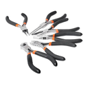 Juego de 6 mini pinzas 4.5" FINDER