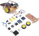 Kit Carro 2 Llantas con Módulos y Arduino UNO SMD