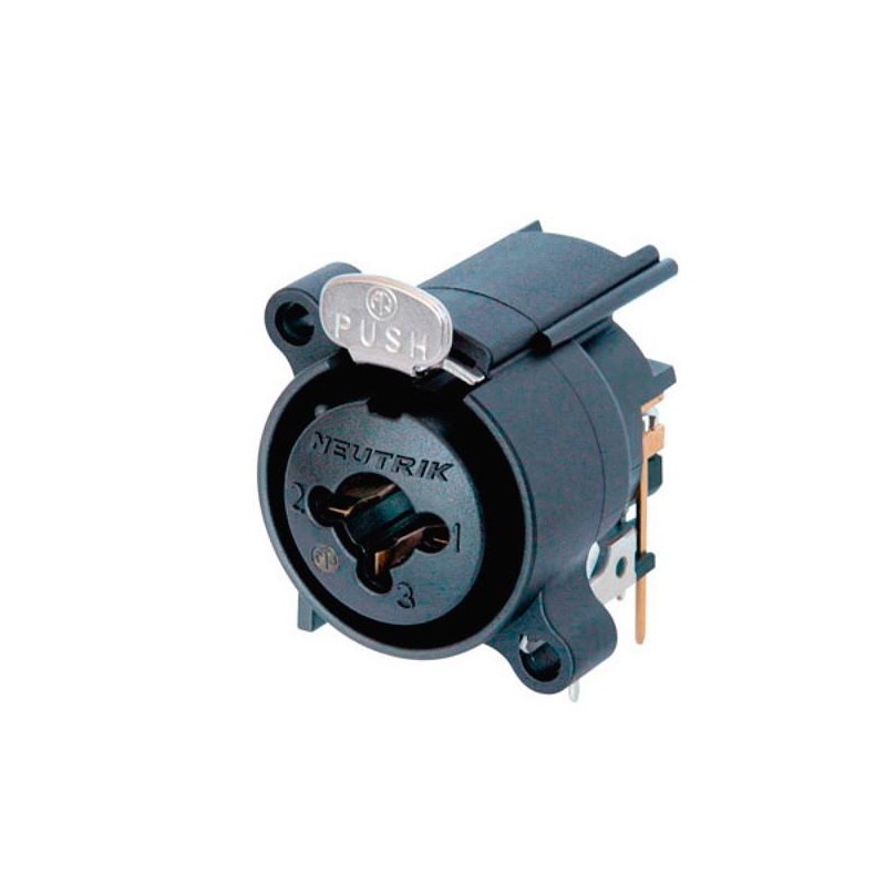 Conector Para XLR y Plug De 1/4" Neutrik Para Chasis