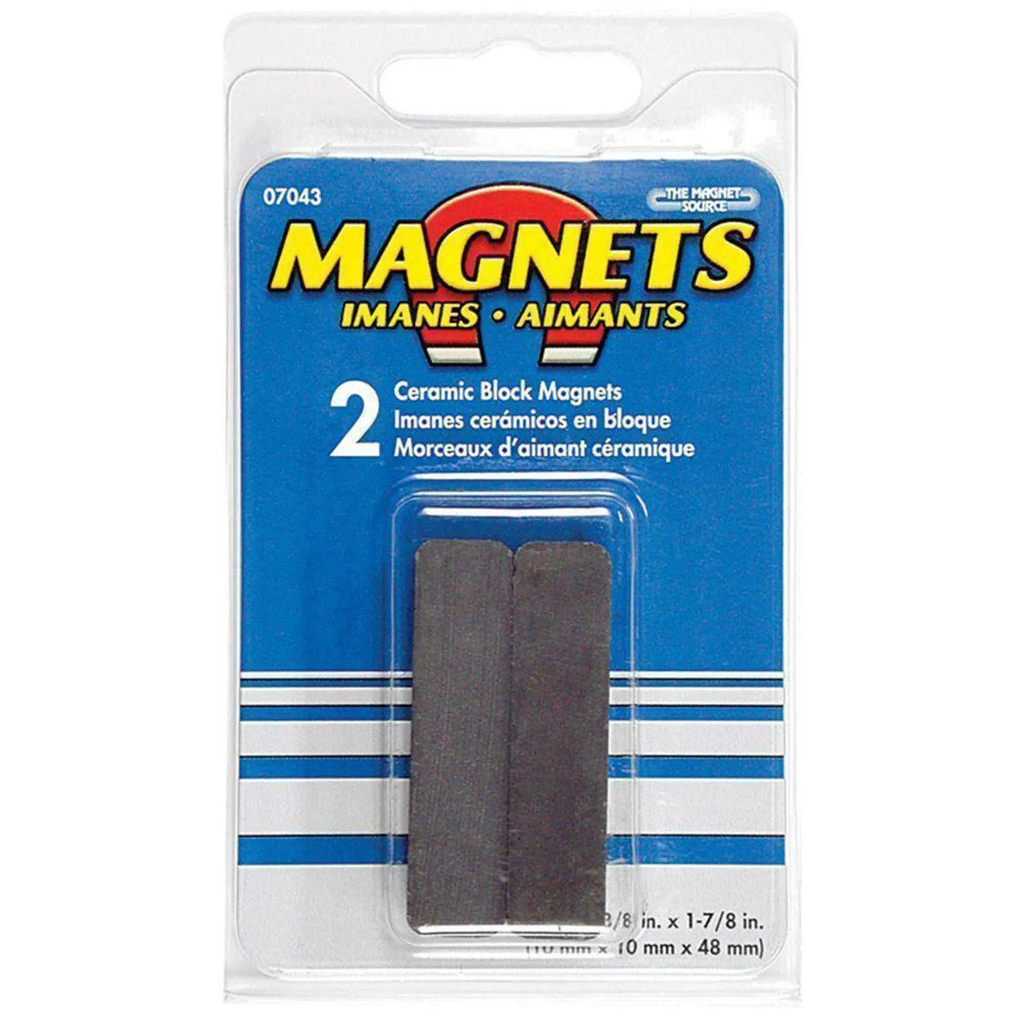 Imán Tipo Rectangular de 3/8"x3/8"x 15/8" Master Magnetics