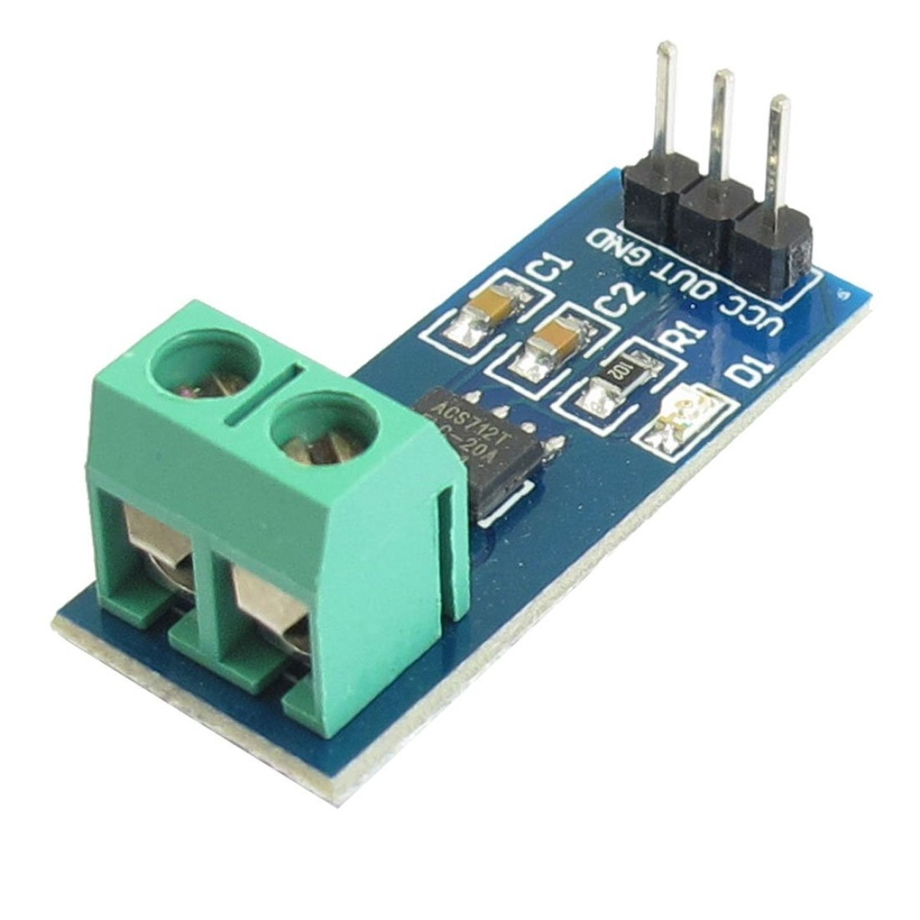 Modulo Sensor De Corriente ACS712 20Amp
