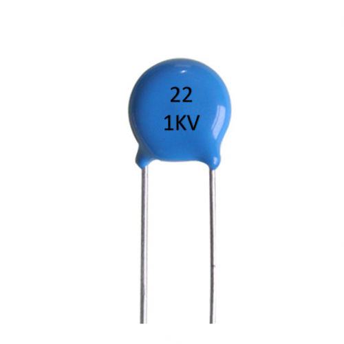 Capacitor Cerámico 220 22pF 0.022nF 1kV Azul