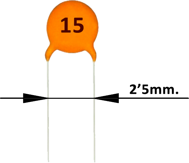 Capacitor Cerámico 15 15Pf ,0.015Nf