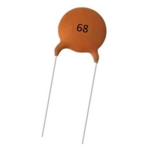 Capacitor Cerámico 680 50V 68pF 0.068nF 0.000068uF