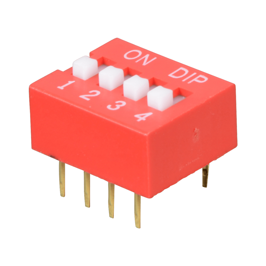 DIP Switch 04 Pines