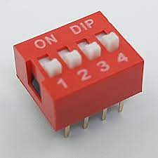 Dip Switch 4 Pines