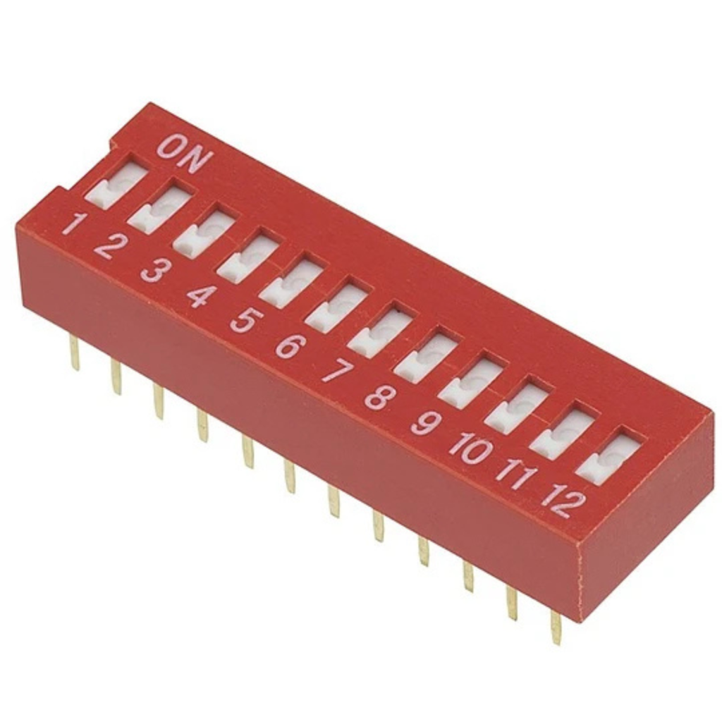 DIP Switch 12 Pines