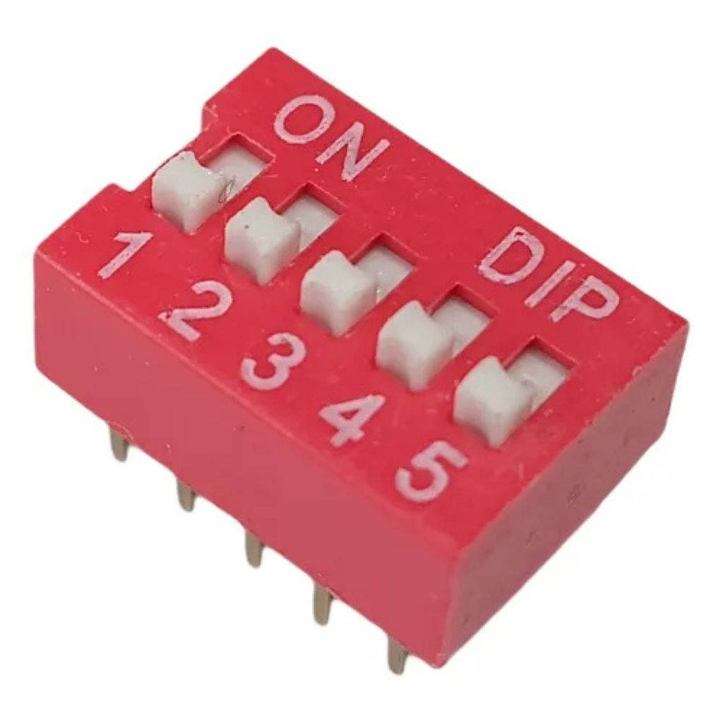 DIP Switch 05 Pines