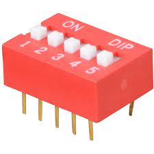 Dip Switch 5 Pines