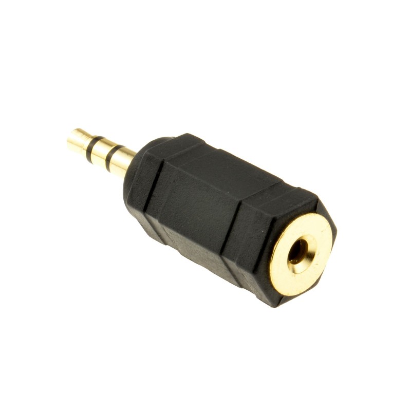 Adaptador 2.5mm Hembra a Plug 3.5mm Stereo Plastico