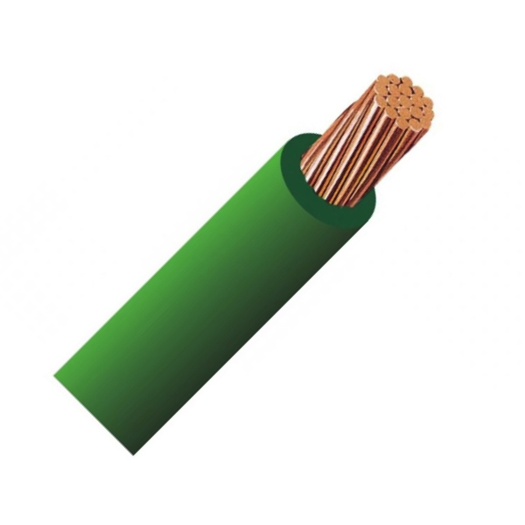 Metro De Cable Primario Automotriz Color Verde Calibre #14 Audiopipe