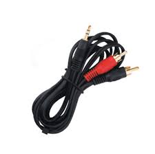 Cable 3.5mm a 2 RCA Gold 6 Pies NA