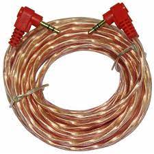 Cable De 2 Rca A 2 Rca 25Ft Transparente Audiopipe
