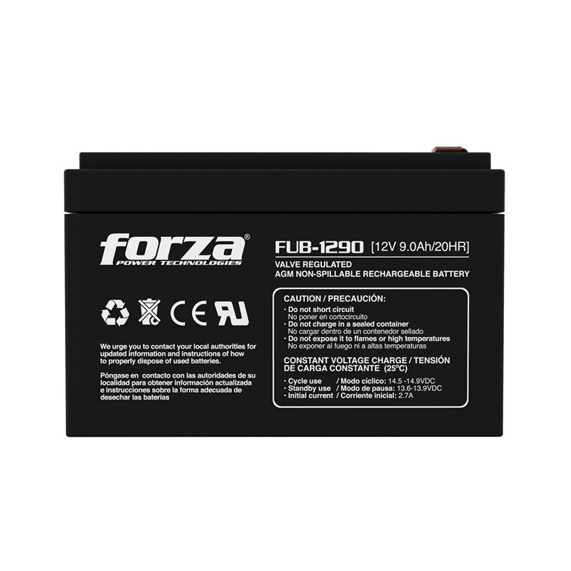 Bateria Recargable Forza Para Ups 12V 9A